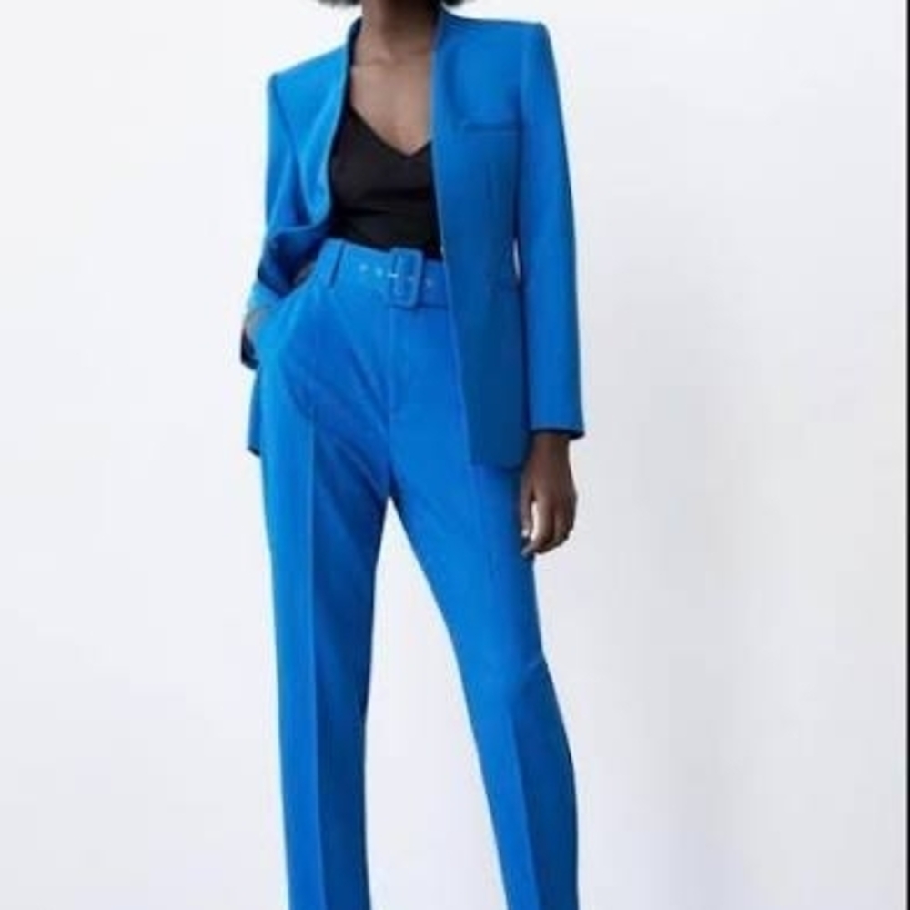 Zara Vibrant Blue Pantsuit